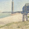 Lazar Silviu- Georges Seurat- The lighthouse at Honfleur